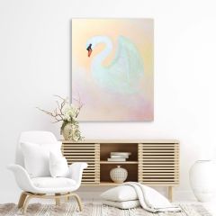 "Whisper, Swan" Tavla - Original