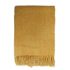 Nelson ullpl&auml;d 130x170 guld