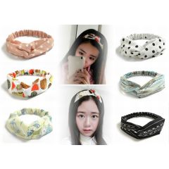 5x Elastiskt Hårband med Twist Knut - Stilfullt och Bekvämt