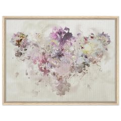 Solace - Inramat canvas med blommig ornament