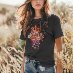 Garden Queen - Blomstrande ekologisk t-shirt