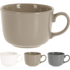 Mugg Te Soppa Jumbo Beige Keramik 4-pack