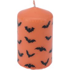 Ljus Halloween Vitt Orange Svart 10 cm