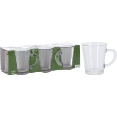 Mugg Espresso Glögg Glas handtag 6-pack