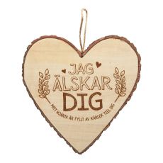 Hjärta Trä Jag Älskar Dig wooden heart