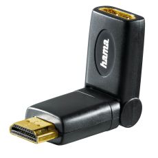 HAMA Adapter HDMI Rotation Hona-Hane Guld Svart