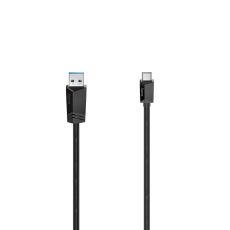Kabel USB-C - USB-A USB 3.2 5 Gbit/s 0.75m Svart