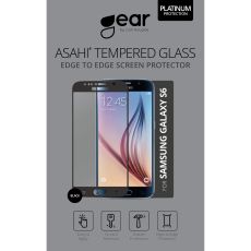Härdat Glas 3D Full Cover Svart Samsung S6