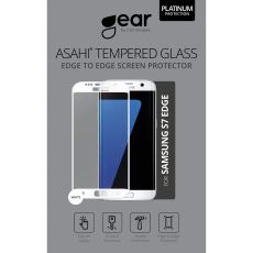 Härdat Glas 3D Full Cover Vit Samsung S7 Edge