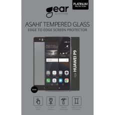 Härdat Glas 3D Full Cover Svart Huawei P9