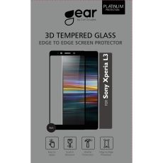 Härdat Glas 3D Full Cover Black Sony L3