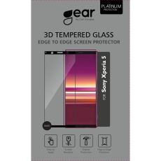 Härdat Glas 3D Full Cover Black Sony Xperia 5
