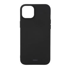 Mobilskal med Silikonkänsla MagSeries Black - iPhone 15 Plus