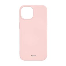 Mobilskal med Silikonkänsla MagSeries Chalk Pink - iPhone 15