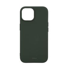 Mobilskal med Silikonkänsla MagSeries Olive Green - iPhone 15