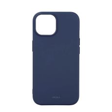 Mobilskal med Silikonkänsla MagSeries Dark Blue - iPhone 15