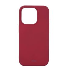 Mobilskal Silikon MagSeries Deep Red - iPhone 15 Pro