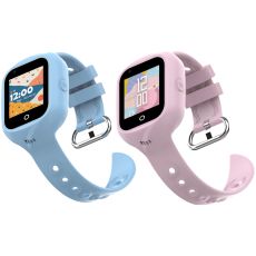 Kidswatch 4G Smartwatch för barn Blå + Rosa rem