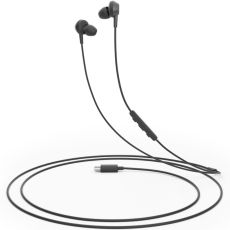 TAE5008BK In-ear-hörlurar med mikrofon och fjärrkontroll. USB-C-kontakt. Svarta.