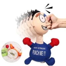 Rolig Punch Me Screaming Doll, interaktiva leksaker