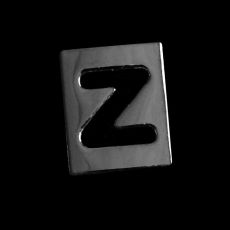Fyrkantig bokstav till armband - Z