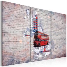 Tavla - Runt Storbritannien av Routemaster - Triptych