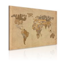 Tavla - Gamla världskarta