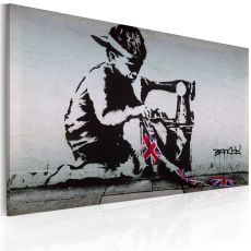 Tavla - Union Jack Kid (Banksy)