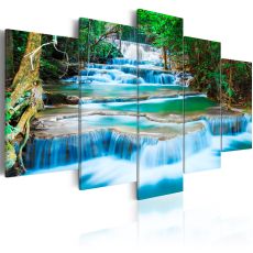 Tavla - Blue Waterfall in Kanchanaburi, Thailand