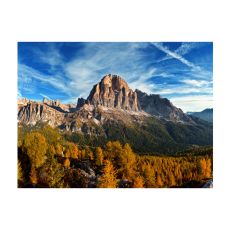 Fototapet - Panoramautsikt över italienska Dolomiterna