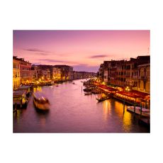 Fototapet - City of lovers, Venedig nattetid