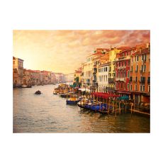 Fototapet - Venedig - den färgglada staden på vattnet
