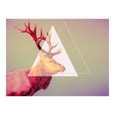 Fototapet - deer (graphic pattern)