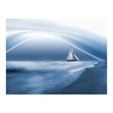 Fototapet - Lonely sail drifting