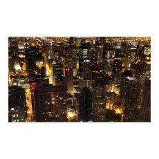 Fototapet - City by night - Chicago, USA
