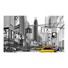 Fototapet - Gula taxibilar i New York