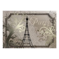 Fototapet - Vintage Paris - gold