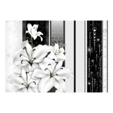 Fototapet - Crying lilies in white