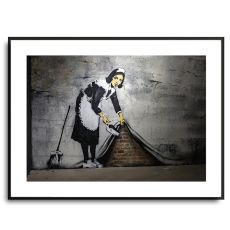 Poster - Sopa under väggen - Banksy (Gatukonst, Street-art)