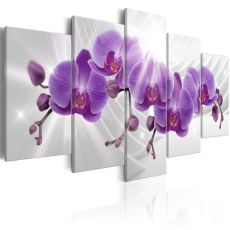 Tavla - Abstract Garden: Purple Orchis
