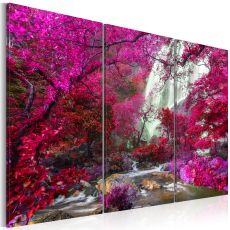 Tavla - Beautiful Waterfall: Pink Forest