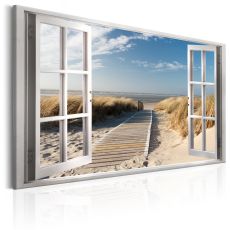 Tavla - Window: View of the Beach