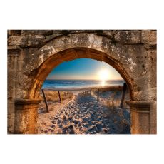 Fototapet - Arch and Beach
