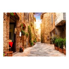 Fototapet - Colourful Street in Tuscany