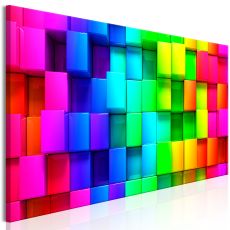 Tavla - Colourful Cubes Narrow