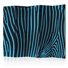 Rumsavdelare - Zebra pattern (turquoise) II