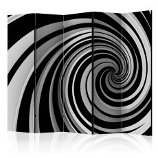 Rumsavdelare - Black and white swirl II