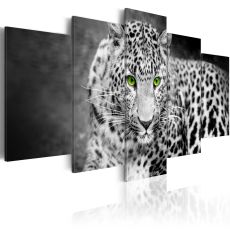Tavla - Leopard - Black and White