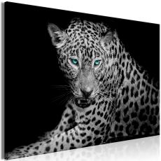 Tavla - Leopard Portrait Wide