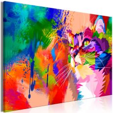 Tavla - Colourful Cat Wide